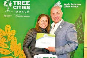 Pachuca recibe reconocimiento Tree Cities of the World