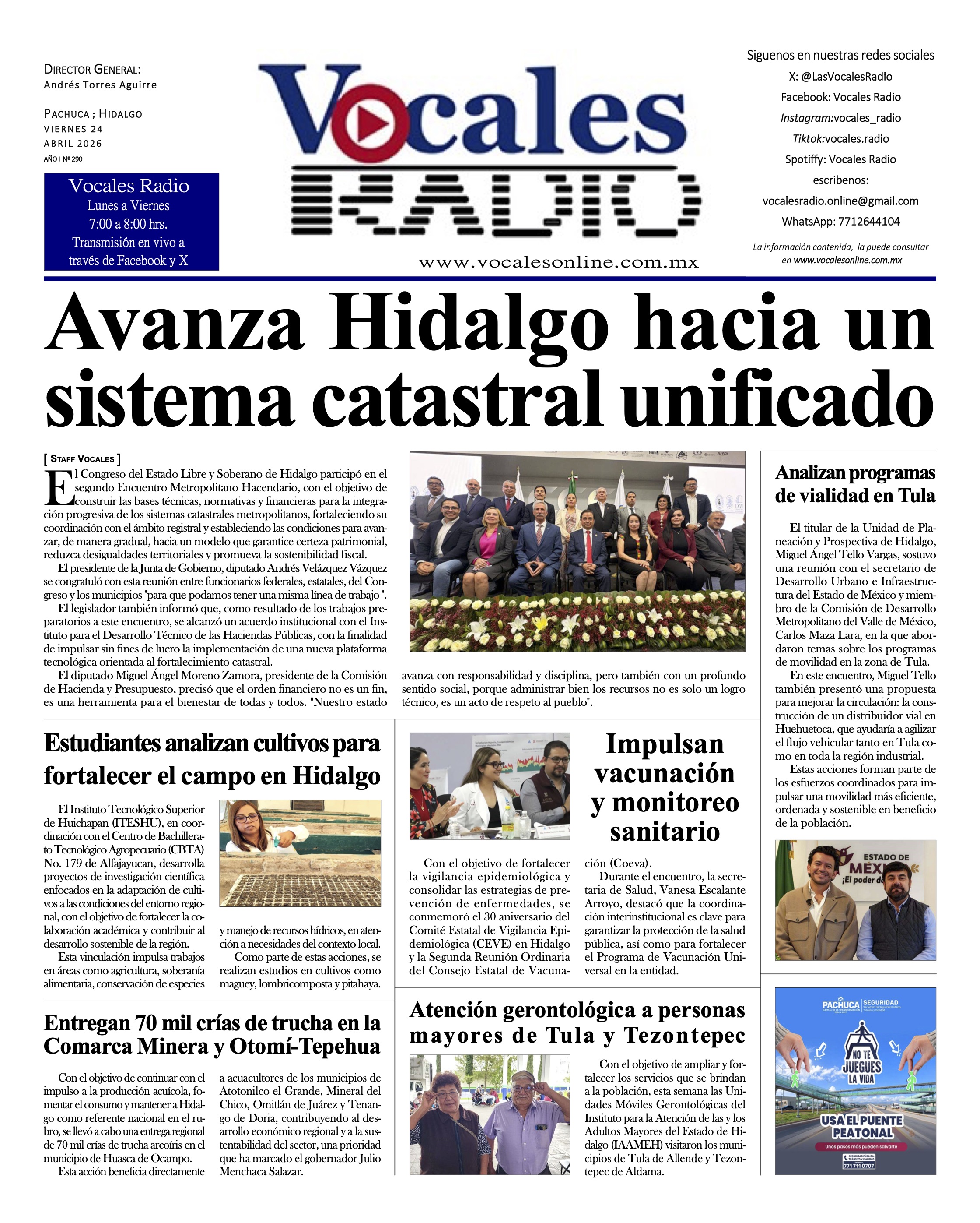 Viernes 24 de abril 2026