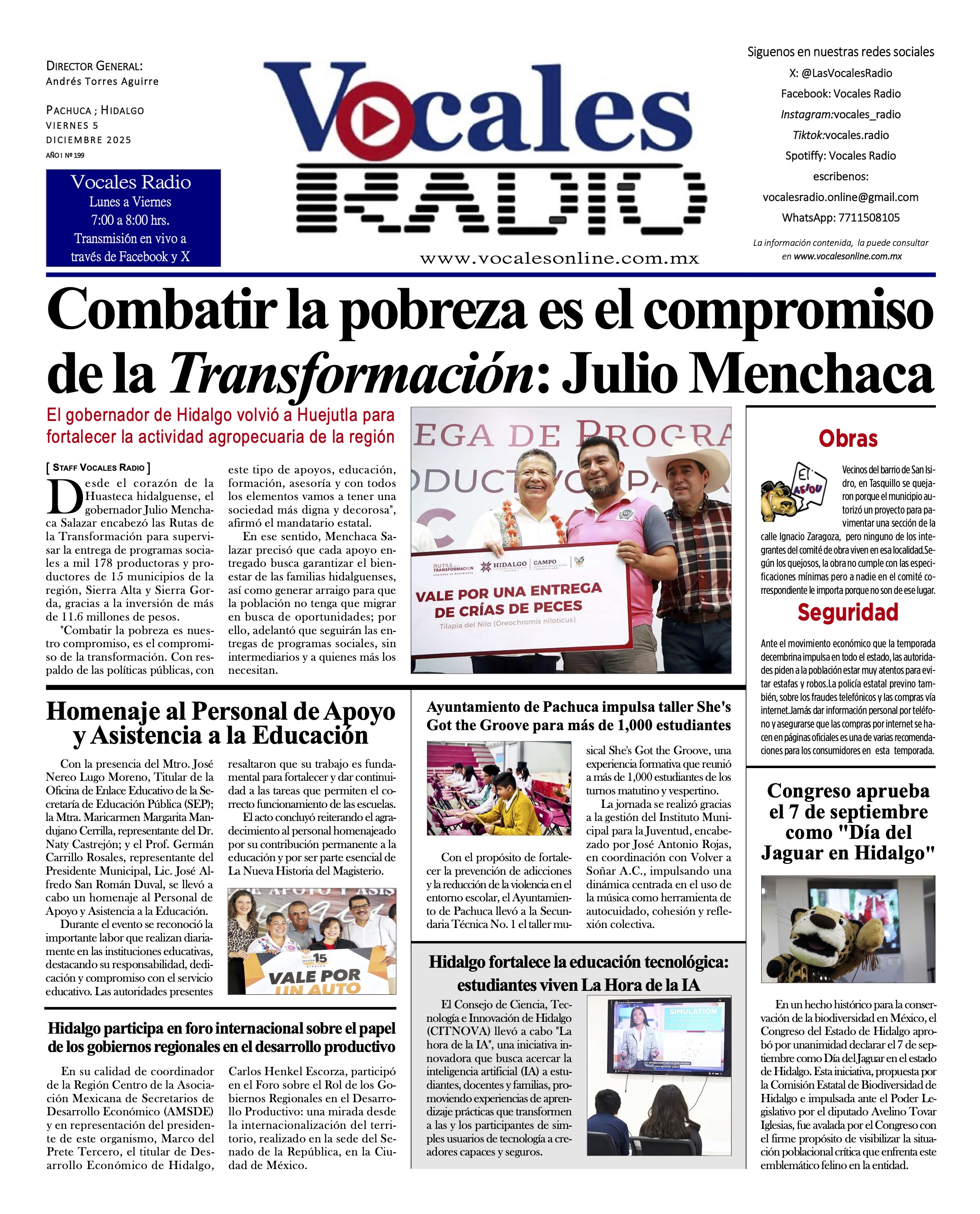 Vieres 5 de diciembre  2025