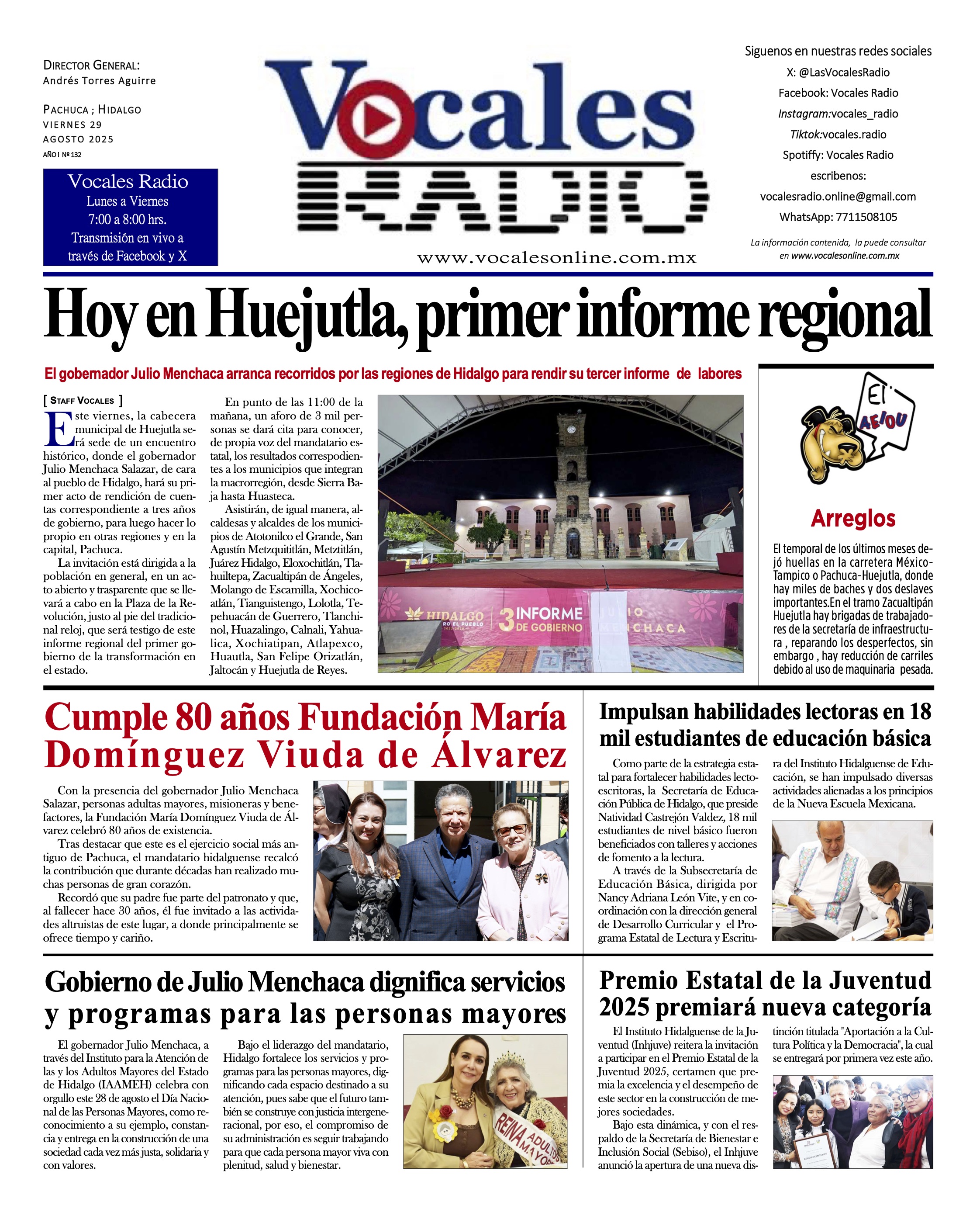 Viernes 29 de agosto 2025