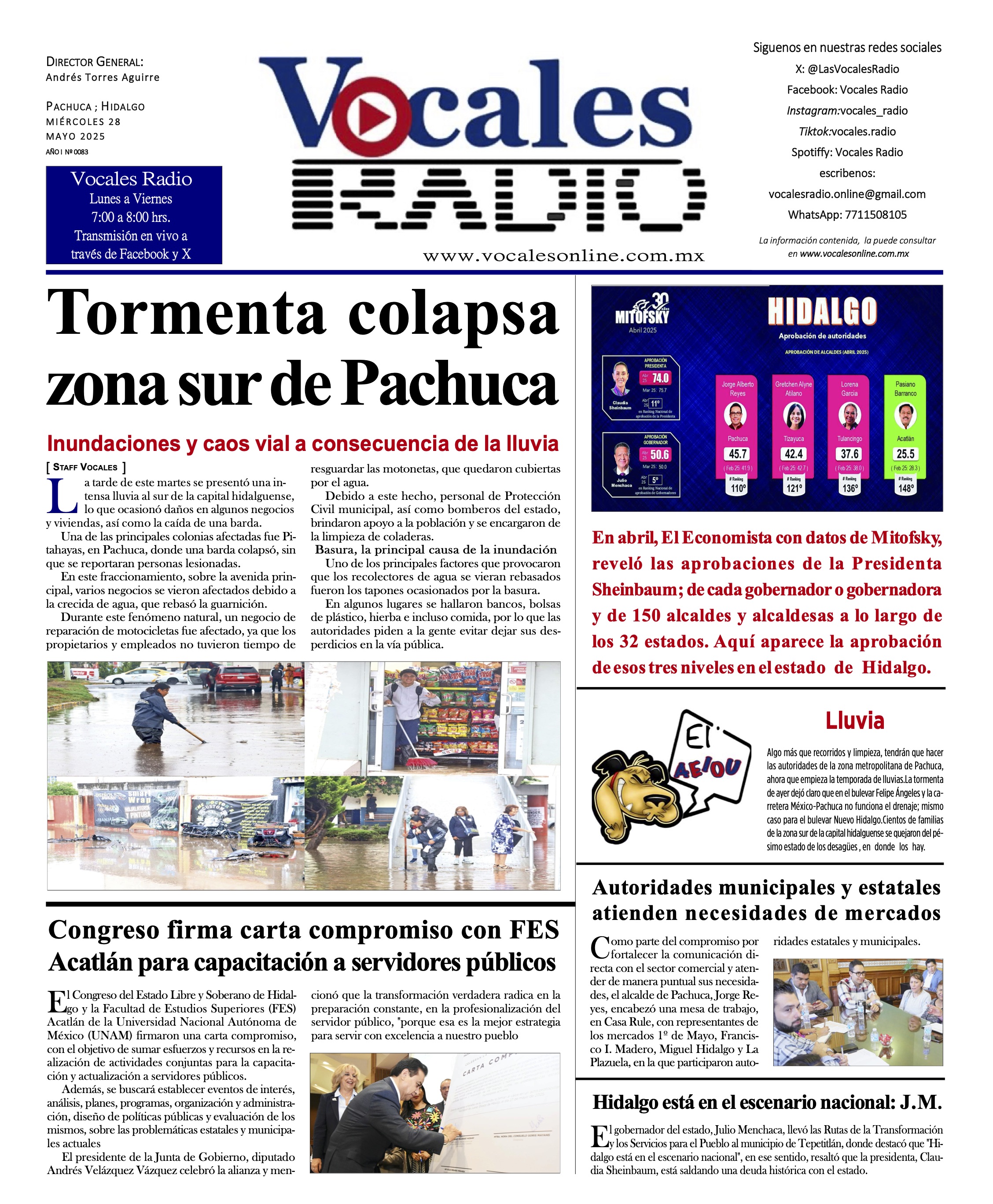 MIÉRCOLES 28 DE MAYO 2025