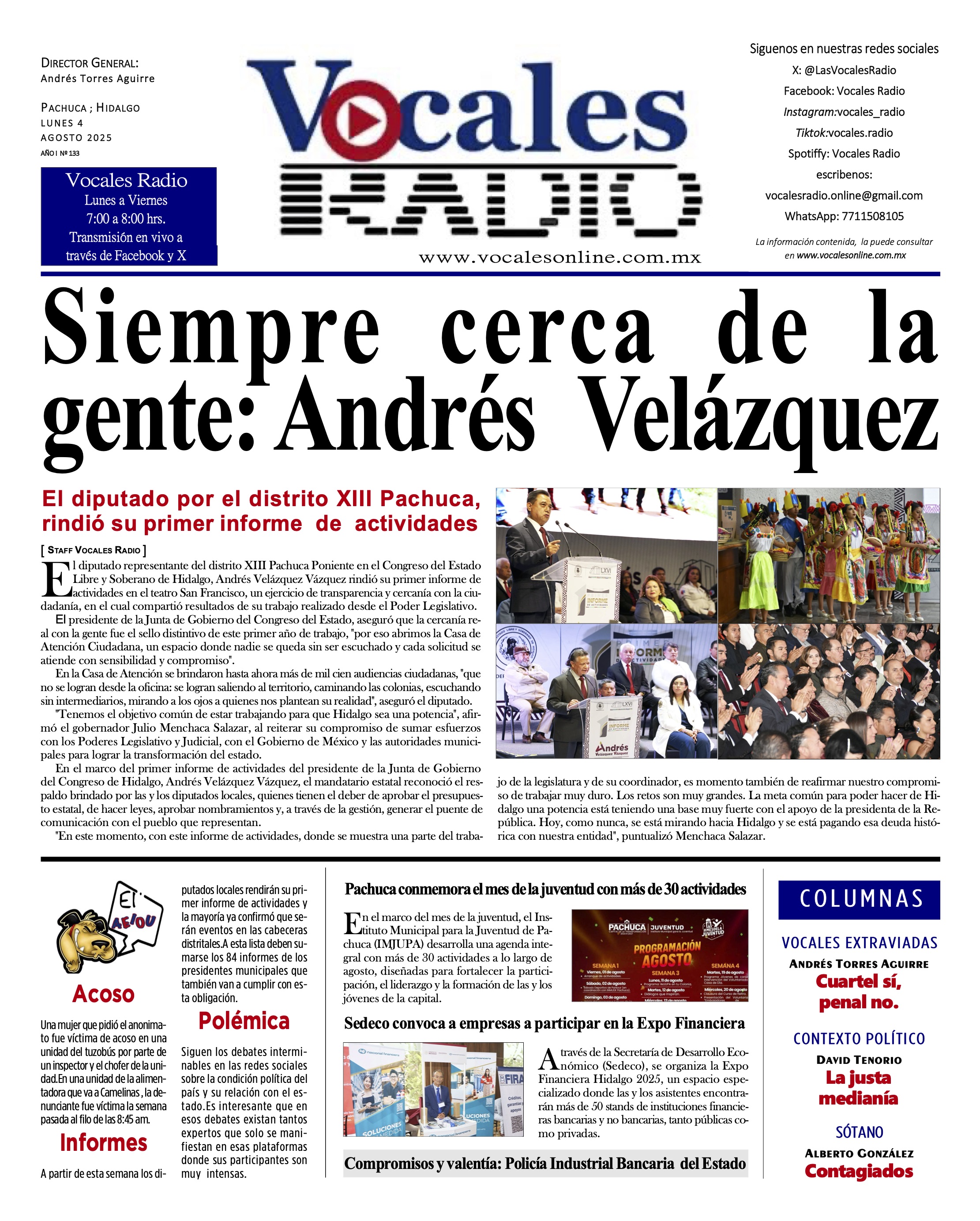 Lunes 4 de agosto 2025