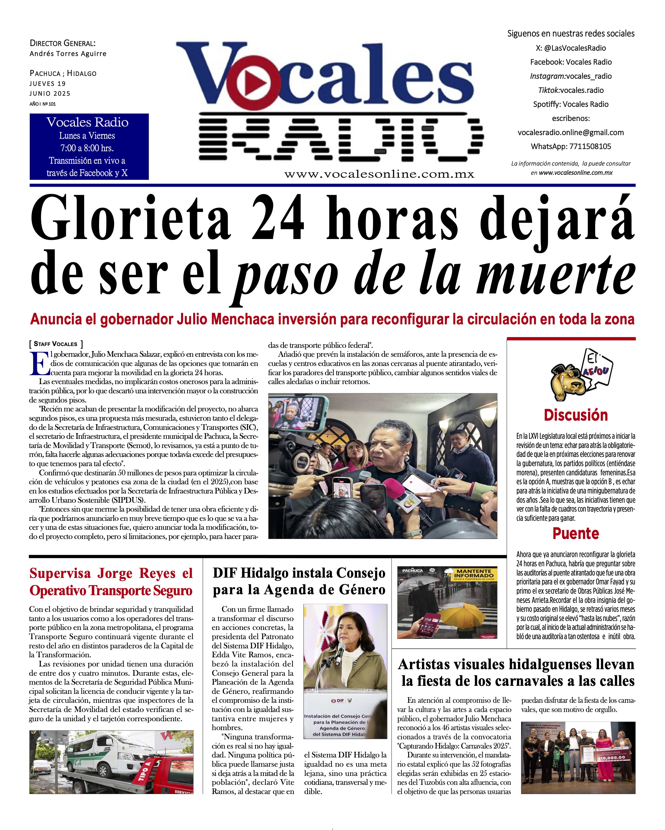 JUEVES 19 DE JUNIO 2025