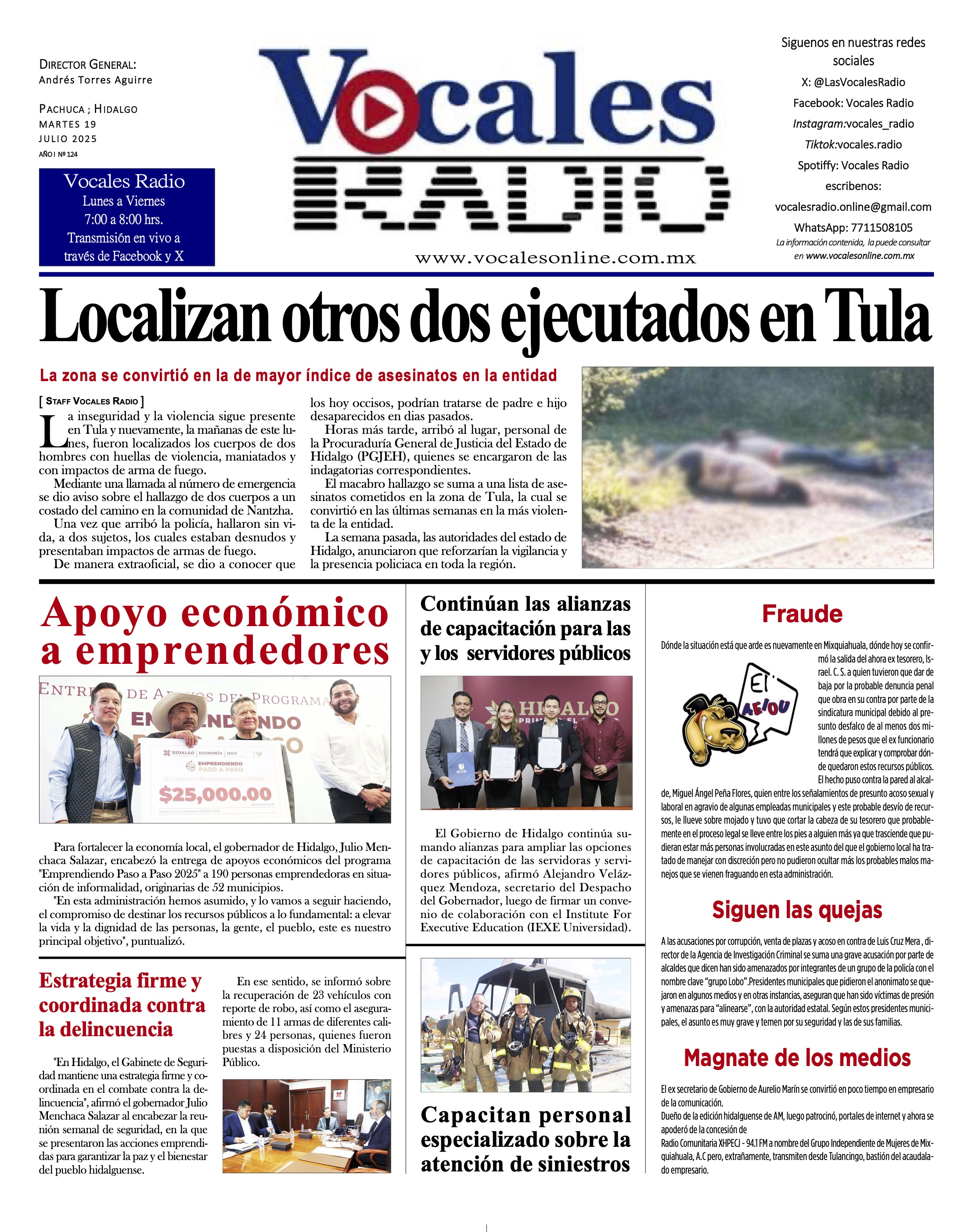 Martes 19 de agosto 2025