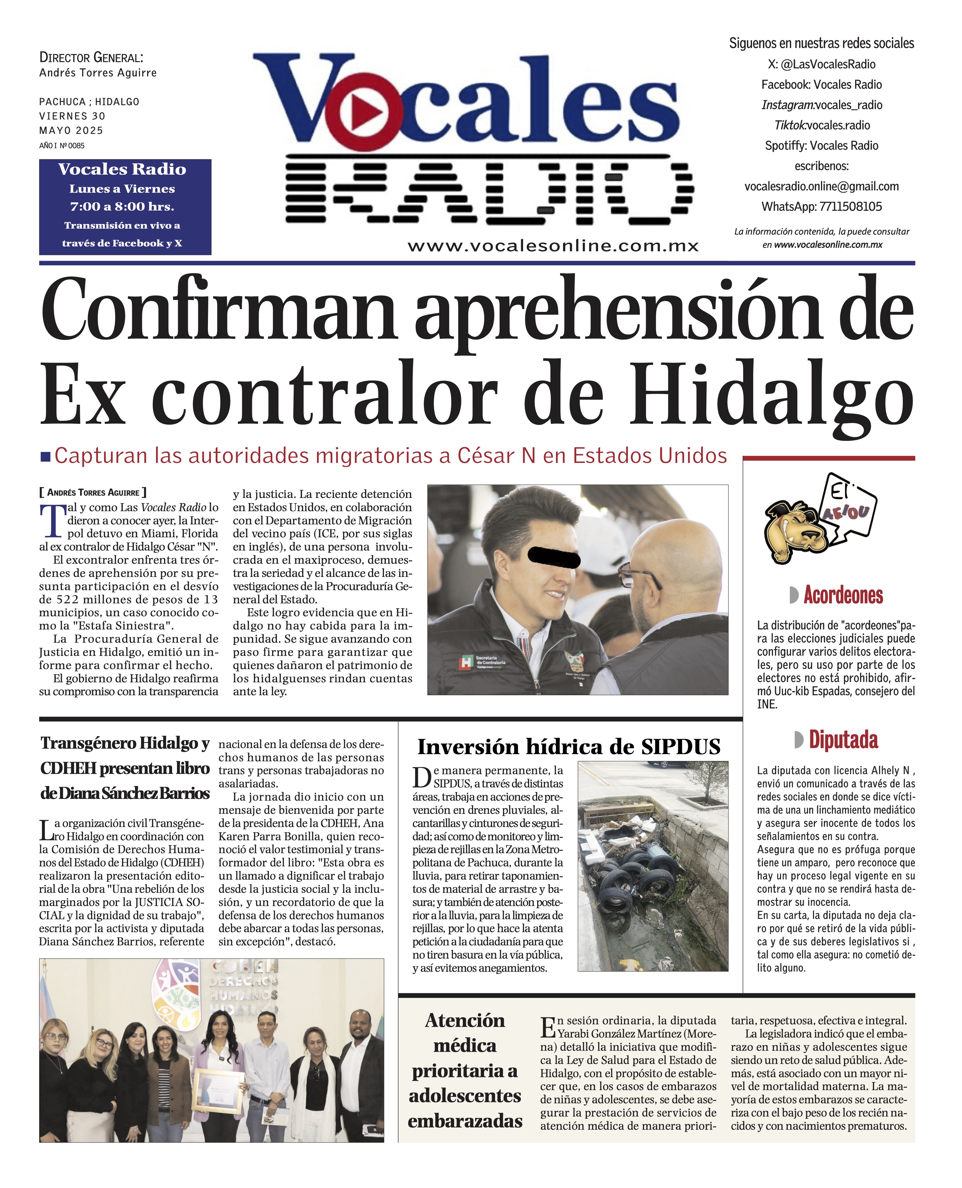 VIERNES 30 DE MAYO 2025