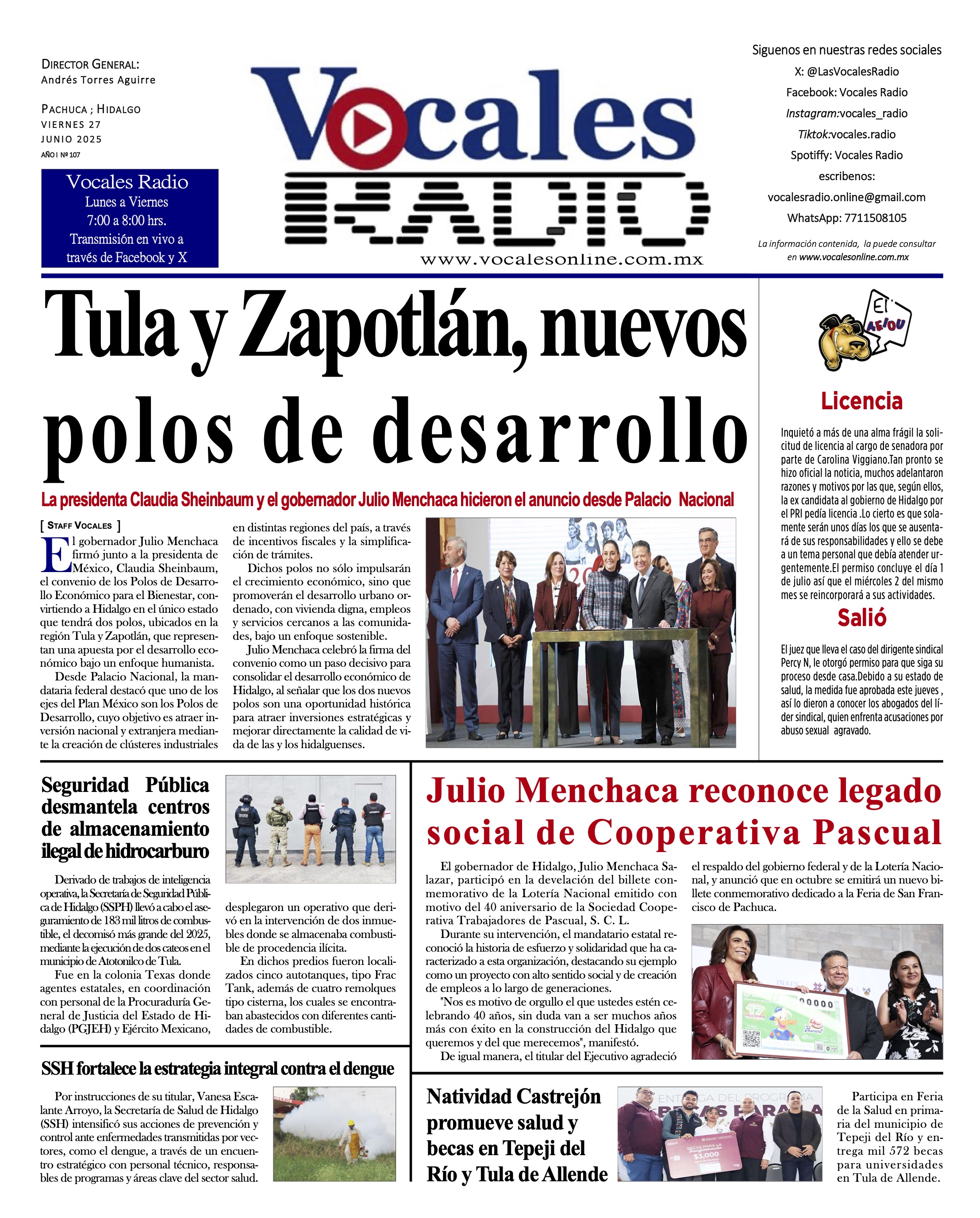 VIERNES 27 DE JUNIO 2025
