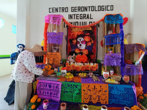 Celebraci&oacute;n del D&iacute;a de Muertos en espacios gerontol&oacute;gicos