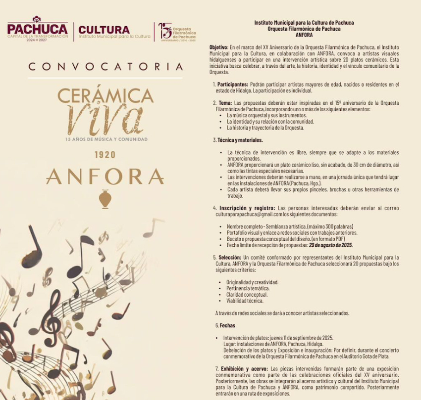 “Cerámica Viva: 15 años de música y comunidad”