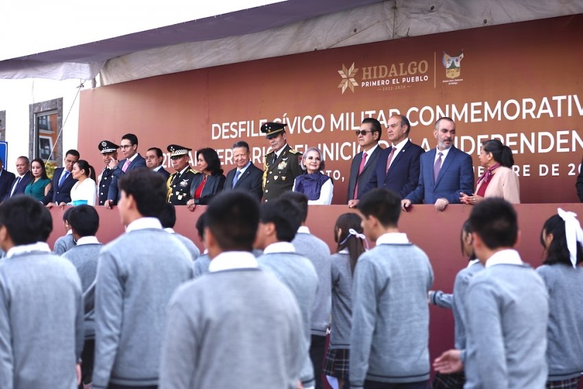 Hidalgo concluye festejos patrios con desfile cívico-militar