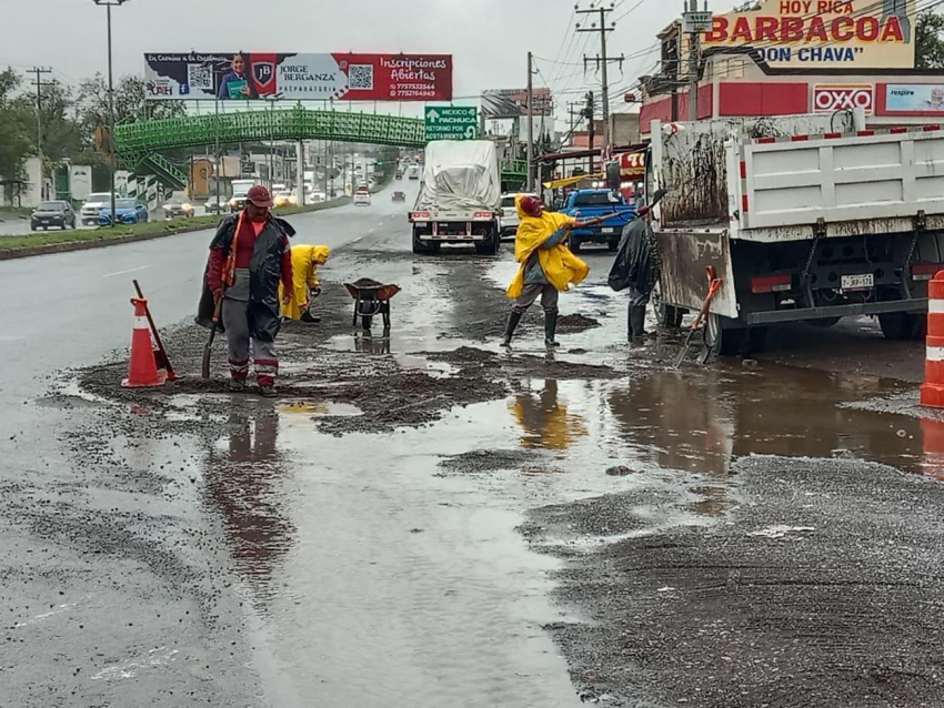 Gobierno de Hidalgo continúa trabajos de respuesta y prevención ante la presencia de lluvias