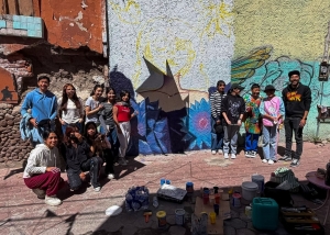 Instituto de la Juventud de Pachuca impulsa mural conmemorativo al 8M realizado por ni&ntilde;as y ni&ntilde;os
