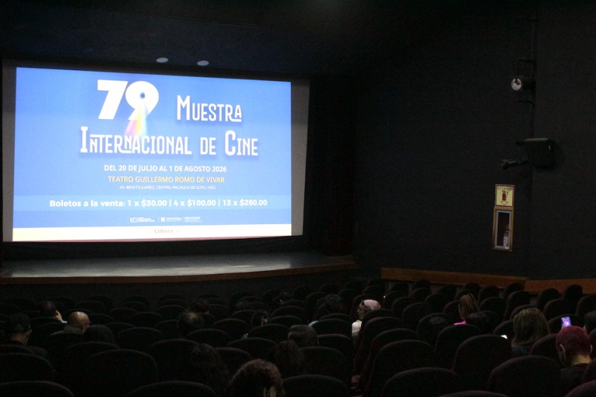 Continúa en Pachuca la 79.ª Muestra Internacional de Cine con funciones diarias