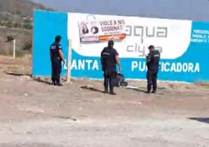 Retiran manta con amenazas en contra de candidata de Morena a diputada local por Zimapan