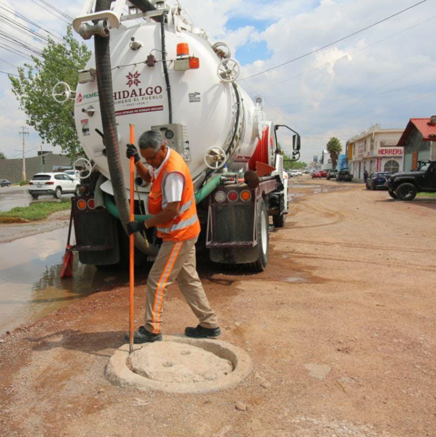 Continúan trabajos de limpieza, búsqueda y prevención ante la presencia de lluvias en territorio hidalguense  