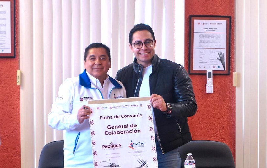 Firman ICATHI y Ayuntamiento de Pachuca convenio para impulsar la profesionalizaci&oacute;n