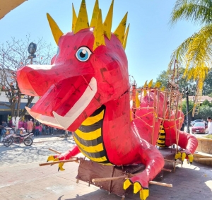 Celebrando el carnaval en Atlapexco