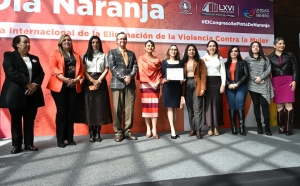 Congreso del Estado de Hidalgo conmemora el D&iacute;a Naranja con el foro &ldquo;Redes de mujeres&rdquo;