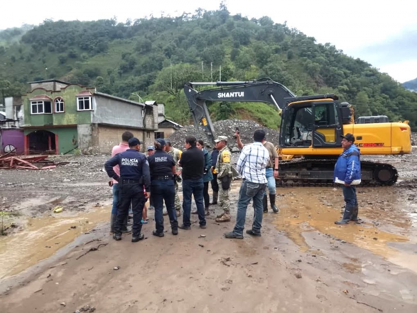 Lluvias por Boris dejan afectaciones en cinco municipios de Hidalgo