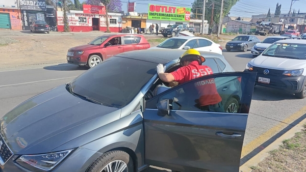 Respuesta oportuna de la SSPH permite auxiliar a mujer embarazada en la M&eacute;xico&ndash;Pachuca