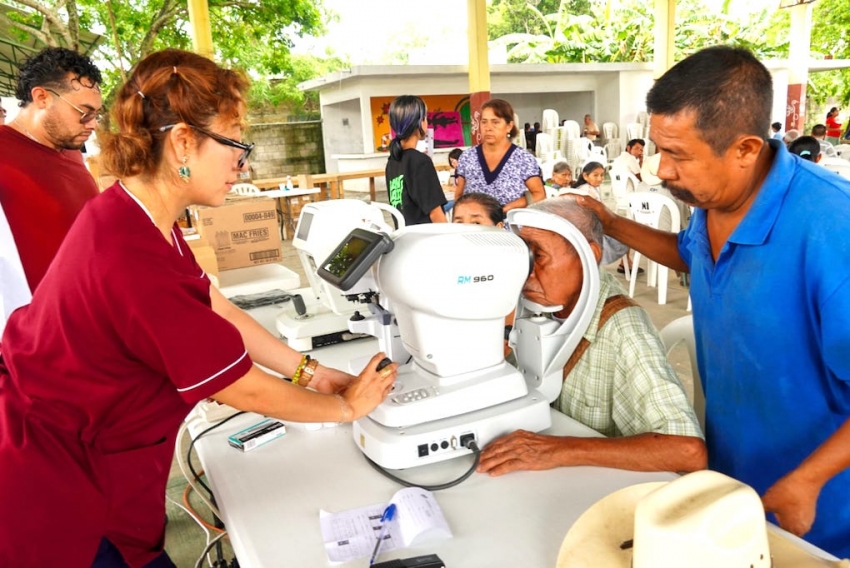 Lleva CEDSPI atención visual gratuita a cuatro comunidades de la Huasteca hidalguense