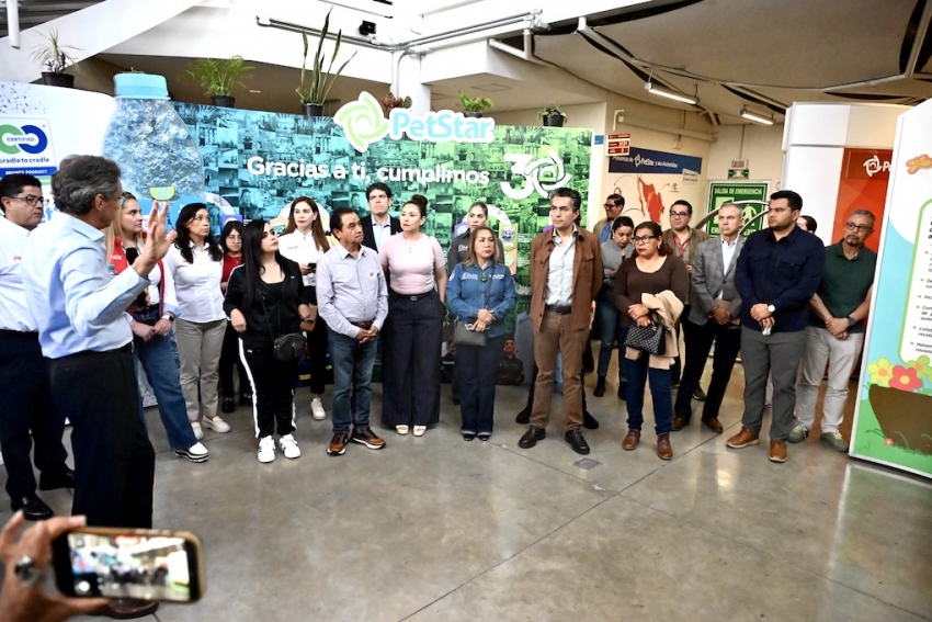 Diputados visitan PetStar, modelo mundial de economía circular y sustentabilidad