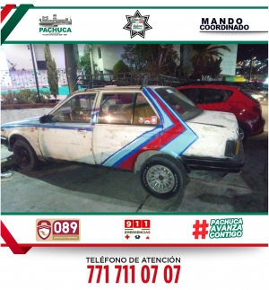 Polic&iacute;a de Pachuca recupera 3 veh&iacute;culos robados
