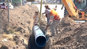 Avanzan acciones de modernizaci&oacute;n integral sobre el bulevar Santa Catarina