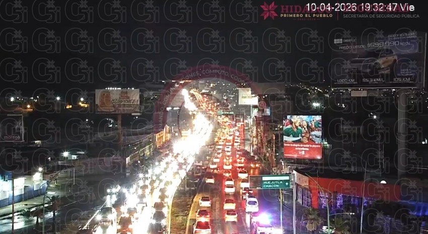 Caos vial en la zona metropolitana de Pachuca: Lluvias colapsan principales bulevares y carreteras