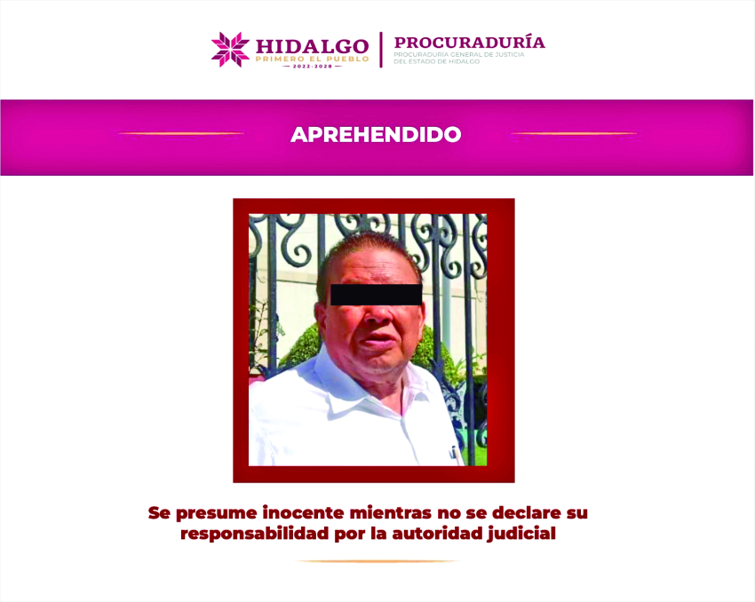 Por presunto abuso sexual, detienen a líder sindical