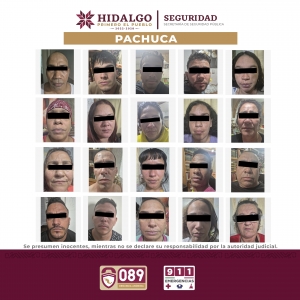 En operativos contra narcomenudeo,&nbsp;SSPH detiene a 22 personas