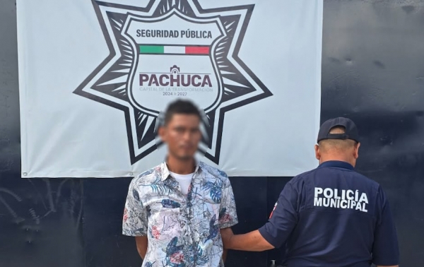 Detienen a hombre con carpeta de investigaci&oacute;n vigente; fue puesto a disposici&oacute;n de la PGJEH