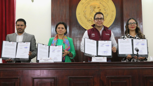Pachuca, primer municipio en Hidalgo en firmar convenio con el Centro de Integraci&oacute;n Juvenil