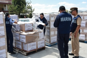 La Marina refuerza su apoyo en Hidalgo