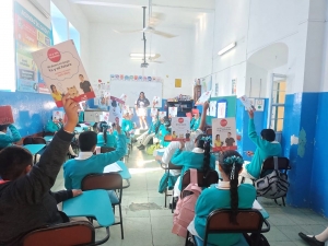 Estudiantes de la UTMZ ense&ntilde;an finanzas a ni&ntilde;as y ni&ntilde;os