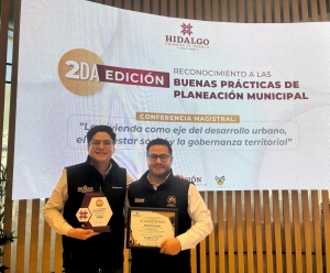 Pachuca recibe reconocimiento estatal por Buenas Pr&aacute;cticas de Planeaci&oacute;n Municipal 2025