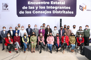 IEEH realiza Segundo Encuentro con los 18 Consejos Distritales Electorales   