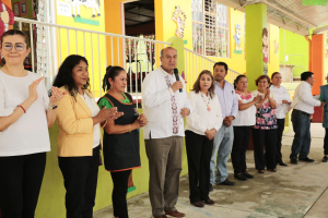 Titular de la SEPH realiz&oacute; gira de trabajo por escuelas de San Bartolo Tutotepec