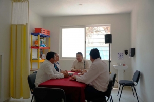 Supervisan rehabilitación del Centro de Salud de Sabanilla, en el municipio de Cardonal 