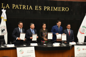 Hidalgo, primer Congreso estatal en firmar convenio con el Senado de la Rep&uacute;blica para profesionalizar a legisladores y servidores p&uacute;blicos