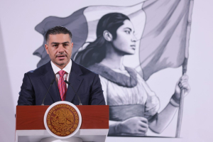 Presidenta de M&eacute;xico Claudia Sheinbaum destaca reducci&oacute;n estimada del 27 por ciento en homicidios dolosos del 2018 a 2025