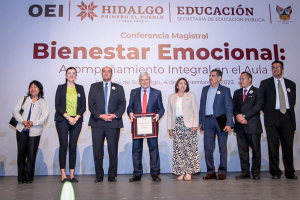 OEI imparte conferencia ante personal educativo de Hidalgo