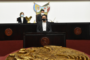 Uso obligatorio de cubrebocas a nivel estatal durante emergencias sanitarias, plantea Asael Hern&aacute;ndez