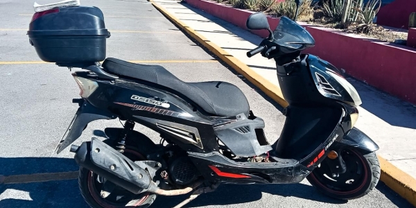 Recuperan motocicleta robada en la colonia Carlos Rovirosa de Pachuca