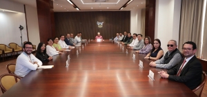 Reunión con secretarios para coordinar labores al interior de las dependencias
