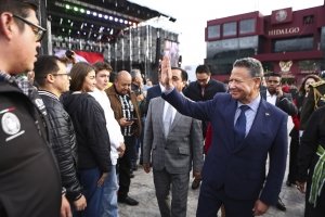 Cercan&iacute;a y uni&oacute;n caracterizaron los festejos patrios en Hidalgo