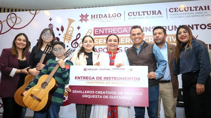 Con apoyo del gobierno de Hidalgo, 129 niñas y niños aprenderán música en cinco nuevas agrupaciones