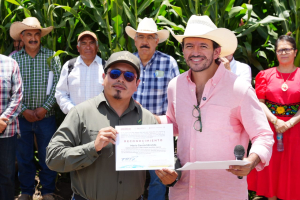Constatan avances históricos en tecnificación de riego en el Valle del Mezquital