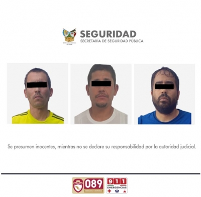 SSPH asegura a banda dedicada al robo con violencia de joyer&iacute;a