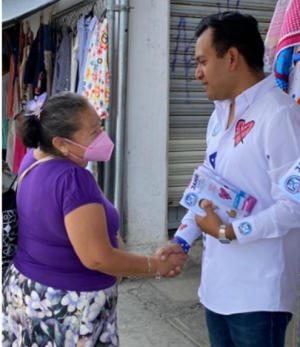 Por una vida libre de violencia y con oportunidades para ellas, propone Jahir Garc&iacute;a