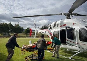 Realizan traslado a&eacute;reo de paciente a Guanajuato para continuar atenci&oacute;n especializada